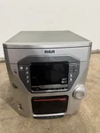 Rca RS2653 5-DISC Cd MP3 Stereo Cassette Tuner + RS2652 Bass Speaker. Fixed Price $60.00.