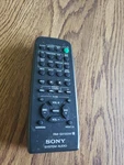Sony RM-SX100W System Audio Remote Control Replacement Oem / Tested And Works. Fixed Price $8.59.