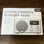 Boston Acoustics Recepter Am/fm Digital Clock Radio - Black In Box Read. Fixed Price $59.99.