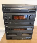 Jvc CA-MX55MBK Compact Component System Stereo Receiver Tested Great Sound. Fixed Price $150.00.