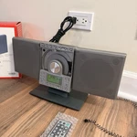 Vtg Brookstone Cd System Pll Radio Multi-clock, Model BR-200 + Remote And Box. Fixed Price $249.89.