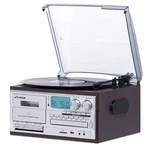 Victor Cosmopolitan 8-IN-1 Bluetooth Turntable Music Center Espresso. Fixed Price $179.99.