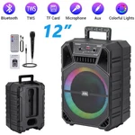 12" Portable Bluetooth Speaker Heavy Bass Sound System W/mic Usb/tf/tws Recharge. Fixed Price $64.99.