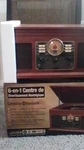 Jouer 6-IN-1 Nostalgic Entertainment Bluetooth Turntable Cd Cassette Fm. Fixed Price $90.00.