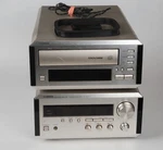 Yamaha Mini Stereo-receiver RX-E200 And 3 Disc Player CDC-E250 Silver Tested. Fixed Price $180.00.