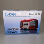 Teac SL-D930 2.1 Ch Bluetooth Sound Speaker System Cd & Radio Mini Audio Red New. Fixed Price $229.99.
