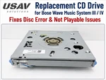 Replacement Cd Drive For Bose Wave Music System Iii / Fixes Disc Error. Fixed Price $98.00.