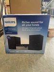 Philips TAM4205 Bluetooth Stereo System Brand New (damaged Outer Box). Fixed Price $189.00.