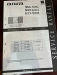 Aiwa NSX-A303 NSX-A304 NSX-S303 CX-NA303 834 1121 Service Manual **original**. Fixed Price $24.99.
