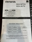 Aiwa NSX-MTD9 NSX-AVT9 CX-NMTD9 Repair Service Manual 911 925 **original**. Fixed Price $21.99.