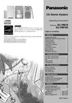 Panasonic SC-PM193 Cd Stereo System Owners Instruction Manual. Fixed Price $22.24.