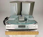 Emerson ES28 Am/fm Radio Compact Disc Player & Speakers - For Parts. Fixed Price $19.95.