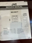 Jvc MX-D401T MXD401T Repair Service Manual & Owners Usa **original**. Fixed Price $14.49.