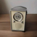 Crosley Mockingbird Am Fm Bluetooth Portable Radio Gray CR3034A-AB Retro Style. Fixed Price $52.82.