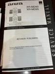 Aiwa XR-MD90 XR-MD95 Repair Service Manual From Usa 525 1193 1810 **original**. Fixed Price $28.99.