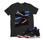 Caution Tape To Match Jd 4 Rare Air, Retro Shirt, Sneaker. Fixed Price $25.88.