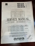 Aiwa NSX-AJ10 NXS-SZ10 NSX-SZ10E CX-NAJ10 1136 Service Manual **original**. Fixed Price $24.99.