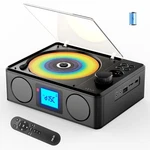 Bluetooth Portable Cd Player Fm Radio Speakers Rechargeable MP3 Walkman. Fixed Price $91.99.