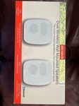 Aiwa Dual Wireless Wall Mounted Speakers. Fixed Price $59.99.