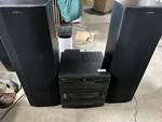 Fisher Stereo System And Speakers. Fixed Price $150.00.