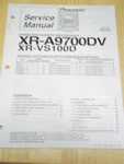Pioneer Service Manual XR-A9700DV XR-VS100D Dvd Cassette Receiver Repair. Fixed Price $14.98.
