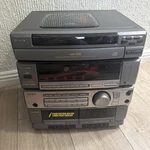Aiwa CX-ZR525 Mini Hi-fi Stereo Tape Plays Cd Changer Spins. Fixed Price $91.62.