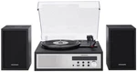 Crosley CR7022A-BK Sloane 3-SPEED Bluetooth Turntable And Fm Radio Shelf System. Fixed Price $213.37.