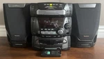 Fully Working Panasonic SA-AK15 5-CD Stereo System With Remote Control. Fixed Price $135.00.
