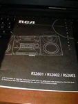 Rca RS2601 RS2602 RS2603 Cd Radio Stereo Receiver Users Operation Manual. Fixed Price $10.00.