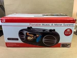 Gpx Portable Music & Movie System 7" Lcd Dvd Player Am/fm - Open Box, Unused. Fixed Price $63.99.