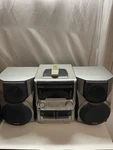 Aiwa CX-NA555 3 Cd/dual Cassette Fm/am Stereo Tested & Works W/ Remote. Fixed Price $119.99.