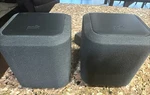 Polk Audio DSR3 Wireless Speakers Surround Sound Left Right W/ Both A/c Adapters. Fixed Price $92.00.
