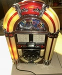 2004 Table Top Retro Jukebox Radio And Cd Player. Fixed Price $45.00.