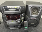 Panasonic SA-AK25 Cd Changer Dual Tape Stereo System With Remote & Subwoofer. Fixed Price $77.00.