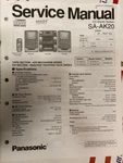 Panasonic SA-AK20 SAAK207 SC-AK20 Service Manual **original**. Fixed Price $19.99.