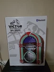 Victor Wilshire Desktop Bluetooth Jukebox With Fm Radio & Multicolor Led Lights. Fixed Price $100.00.