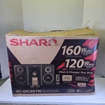 Vintage Sharp XL-DK257N Micro Component Stereo System Cd Radio Am/fm With Remote. Fixed Price $75.00.