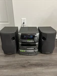 Kenwood RXD-750 Compact Shelf Stereo System 3 Disc Cd Cassette Am/fm 200W Gray. Fixed Price $350.00.