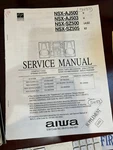 Aiwa NSX-AJ500 NSX-AJ503 NSX-SZ500 NSX-SZ505 176 1672 Service Manual *original**. Fixed Price $26.99.