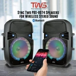 WMX-8074 8" Portable Bluetooth Party Speaker With Rechargeable Battery & Mic. Fixed Price $51.11.