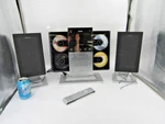 Vintage Philips MCM298/37 Stereo 4-CD Player With Speakers & Remote Tested. Fixed Price $341.94.