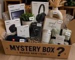 Mystery Box Consumer Electronics Mixed Lot Samsung Sony Bose Apple Fitbit Tab A9. Fixed Price $22.49.