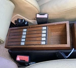 Vtg Mercedes W123 Fisher Zebrano Console Cassette Storage 300D 280E 240D 300TD. Fixed Price $127.01.