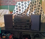 Sanyo GXT909U Vintage Stereo System Tested Working Turntable Radio Cassette. Fixed Price $189.99.
