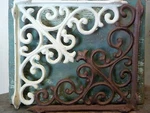 Cast Iron SET/2 Large Brackets Brace Wall Home Shelf Table Garden Outdoor Decor. Fixed Price $62.50.
