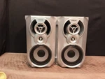 Sony SS-RG55 Bookshelf Speaker Gray & Silver -tested Working. Fixed Price $39.96.