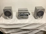 Sanyo Audio System AWM-660 Cd Radio Cassette Player Speakers *works*. Fixed Price $75.00.