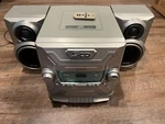 Venturer CD1670 Cd, Tape, Radio Player With Speakers And Remote Broken. Fixed Price $60.00.