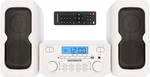 Compact Stylish Home Stereo Shelf Sound System W/ Cd Aux Wireless Radio. Fixed Price $79.99.