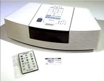 Pro Serviced Bose Wave Compact Radio/cd Alarm Clock! White Remote+ Guaranty. Fixed Price $269.41.